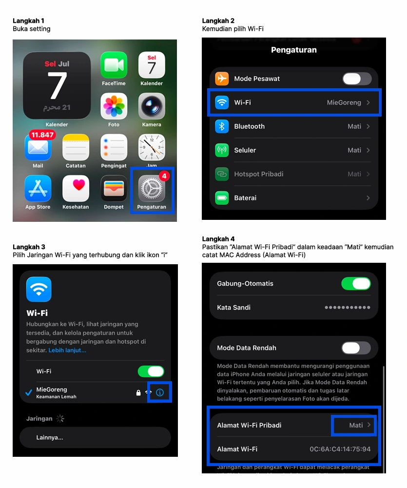 Panduan iOS